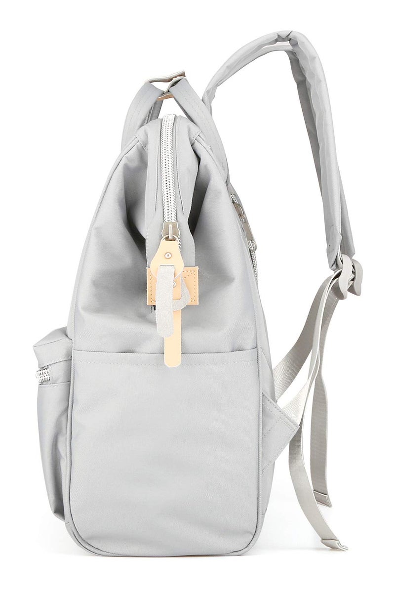 himawari Laptop Backpack for Women&Men Travel Backpack With USB Charging Port Large Business Bag Water Resistant College Bag Computer Doctor Bag(1881-Grey) - Image 3